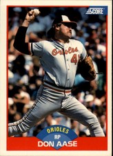 1989 Score New York Mets Baseball Card #524 Don Aase
