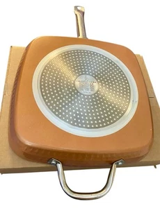 Copper Chef Diamond 12" Square Non-Stick Frying Pan - Picture 1 of 5