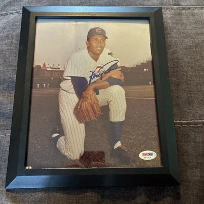 Fergie Jenkins Signed 8x10 1969 Chicago Cubs Autograph Photo HOF PSA COA Framed - Image 1 of 4