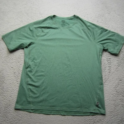 Camisa cooperativa REI para hombre grande verde camiseta de rendimiento ligera atlética al aire libre Foto 1 de 4