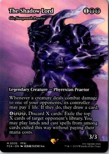 The Shadow Lord - Gix, Yawgmoth Praetor (Showcase) M FINAL FANTASY FCA 35 Near M - Picture 1 of 1