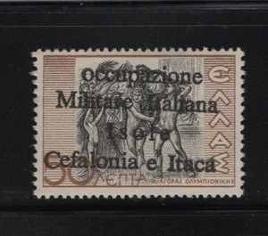 GRIECHENLAND 1941 IONISCHE INSELN ÜBERDRUCKT ITACA 50 LEPTA MNH BRIEFMARKE HISTORISCHE AUSGABE - Bild 1 von 1