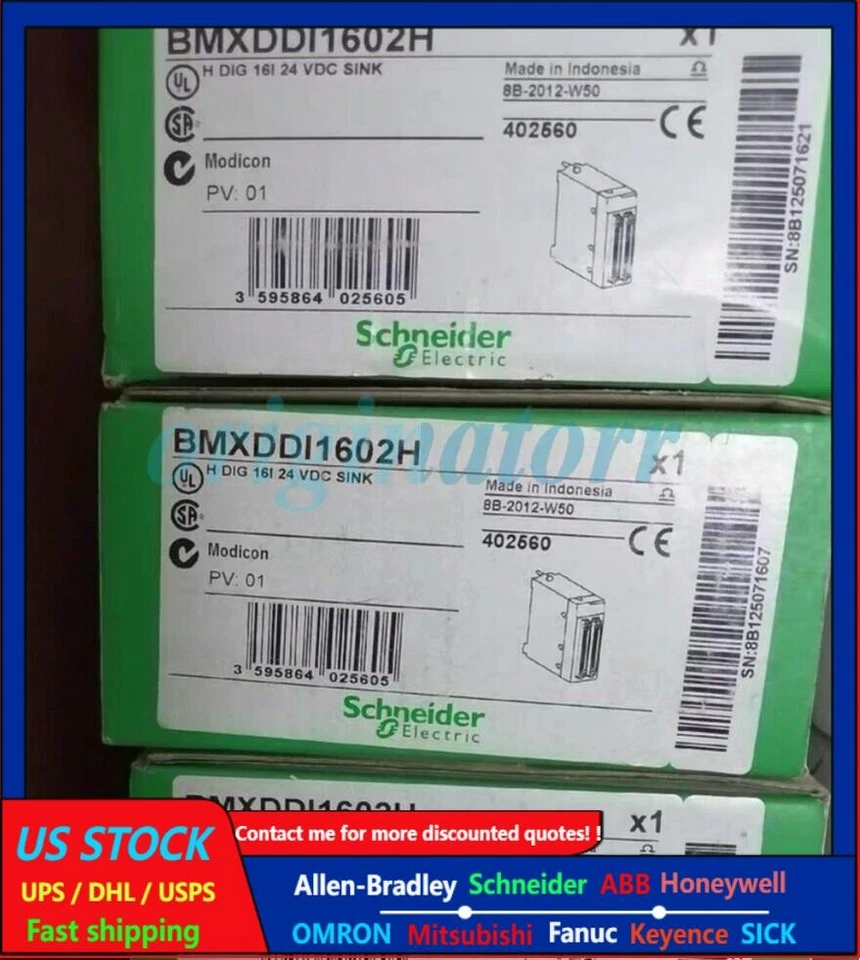 1 PCS NEW IN BOX Schneider PLC module BMXDDI1602H - Image 1 of 1