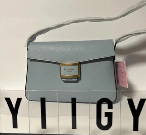 🐼💦 Kate Spade New York 🐼💦 Katy Ocean Beach Leder Schultertasche Gold 🐼 GB43 - Bild 1 von 8