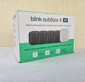 Blink Outdoor 4 (4th Gen) Four Camera XR + Sync Module XR System New In Box - Picture 1 of 7