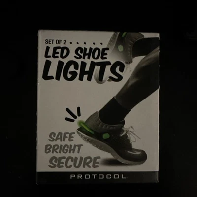 Shoe Clip Lights 2 Pack Reflective Safety Night Running Gear for Joggers Bikers - Image 1 of 3