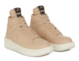 ZAPATILLAS CONVERSE RICK OWENS x DRKSHDW TURBOPN MID CAVE CUERO NUEVAS SIN CAJA, TALLA 10 - Imagen 1 de 11