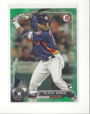 Bowman Green #29 2017 Yulieski Gurriel radiocontrol novato Astros/99  Foto 1 de 2