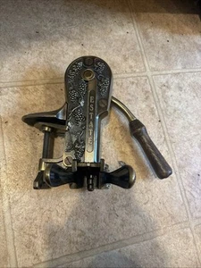 Roger Estate Brass Table Top Wine Bottle Opener Corkscrew No Stand Excellent - Picture 1 of 8