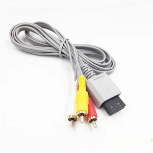 1.8m AV Composite TV Audio Video Lead Cable RCA for Nintendo Wii - Picture 1 of 10