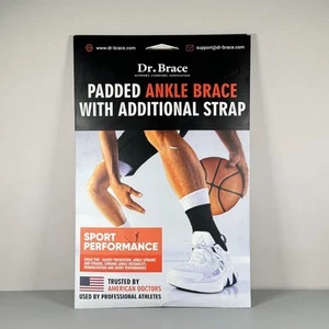 Soporte tobillera acolchada Dr. Brace transpirable con correa adicional - grande - Imagen 1 de 3