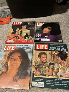 Life Magazine, Liz Taylor, April 28 1961,  April 13 1962, Dec 18, 1964, Feb 1992 - Bild 1 von 9
