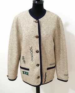 Giesswein Damen Trachten Walkjacke Grösse 42 Landhaus N960 - Picture 1 of 3