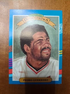 1990 Donruss Diamond Kings - Pedro Guerrero #25 - Picture 1 of 2