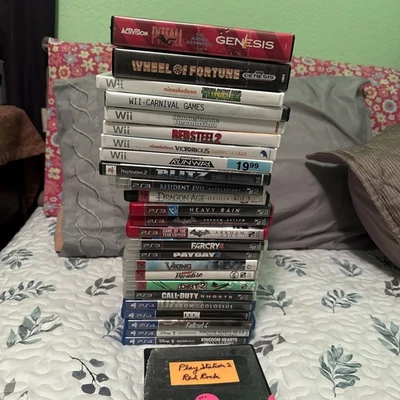 PlayStation Game Lot Nintendo Sega Ps2 PS3 PS4 with Cases and Manuals Tested! - Image 1 of 2