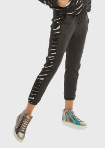 KORAL Brink Scuba Sweatpants Black Zebra Panel size S - Picture 1 of 11