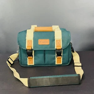 Green Canon Camera Bag Shoulder Pack Carry for DSLR Camera G9 - Picture 1 of 14