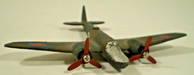 DINKY TOYS AEROPLANE #62D BRISTOL BLENHEIM BOMBER 1940 - 41,SCARCE AIRCRAFT L@@K - Image 1 of 4