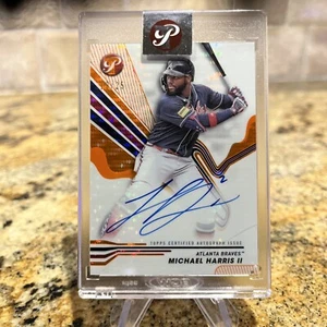 2024 Topps Pristine Michael Harris II Auto Orange /25 Encased Sealed On Card - Picture 1 of 2