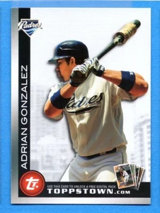 2010 Topps Town #TTT4 Adrian Gonzalez Padres - Picture 1 of 1