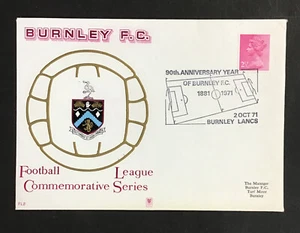 Burnley Fc Football League Commemorative Series Cover 1971 - Picture 1 of 1
