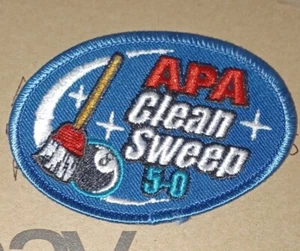 π₯π₯APA 5-0 CLEAN SWEEP 8BALL TEAM PATCH AMERICAN POOLPLAYERS ASSOCIATION π±π₯ - Picture 1 of 1