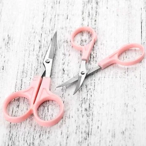 Stainless Steel Elbow Scissor Embroidered Small Curve Scissors Length 9.7cm/12cm - Picture 1 of 10
