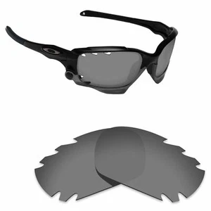 Hawkry Polarized Replacement Lenses for-Oakley Racing Jacket Vented Sport Black - Picture 1 of 3