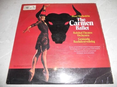 Bizet Shchedrin "The Carmen Ballet" Rozhdestvensky 1968 LP ASD2448 VG            - Image 1 of 4
