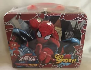 Rompecabezas caja de almuerzo Marvel Comics Ultimate Spider-Man 48 piezas diversión en casa - Imagen 1 de 3