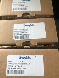 Swagelok PGI-63C-PC60-LAQ2 Type G.I. Gauge 30INHG/60PSI/BAR 1/4 New - Picture 1 of 1