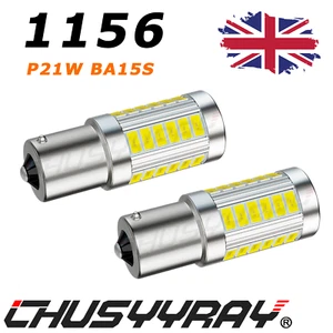 Para Chevrolet Spark 2010-2023 - 2x P21W/1156 Blanco Puro LED Bombillas de Retroceso - Imagen 1 de 12