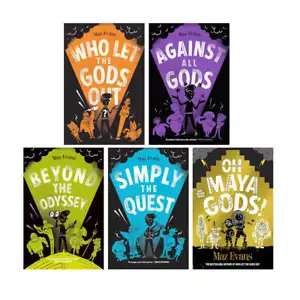 Who Let the Gods Out Series 5 Books Colletion Set By Maz Evans (Oh M | Maz Evans - Picture 1 of 1