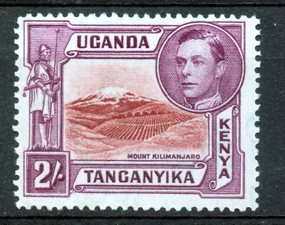 KUT GVI 1938 2/ brown & purple P14 (L) SG 146a superb U/M, cat £80 - Image 1 of 2