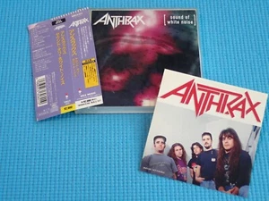 ANTHRAX 2CD Sound Of White Noise 1st Press w/Sticker 1993 Japan WMC5-601 OBI - Picture 1 of 2