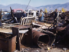 Scrap Yard Salvage Recycling WWII Historic Vintage Old photo multiple sizes