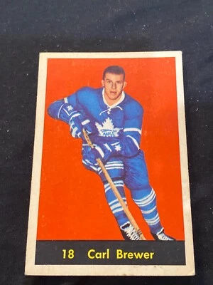 Carl Brewer 1960 parkhurst #18 - Image 1 of 2