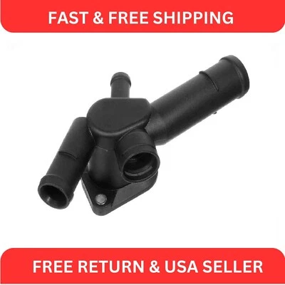 Conector de brida de manguera de refrigerante negro Meyle para Volkswagen Golf Jetta 1999-2006 Foto 1 de 4