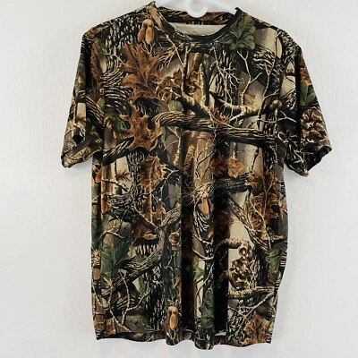 Mens L Green Mark T-Tec Comfort Shirt Camouflage Seclusion 3D Camo Short Sleeve - Image 1 of 4