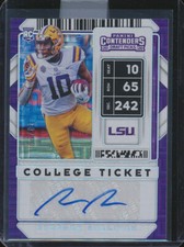 2020 Contenders Draft STEPHEN SULLIVAN Building Blocks AUTO 10/10 RC LSU 1/1?