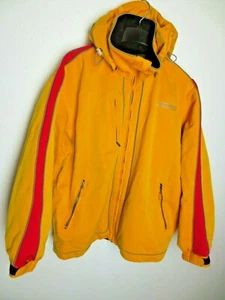 Chaqueta de esquí Descente Snowboard Parka Abrigo AirDrive Hombres talla L Amarillo Rojo D2-8673 - Imagen 1 de 12