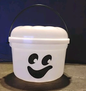 McDonald's 1986 McBoo Happy Meal Glow In The Dark Ghost Halloween Bucket Pail  - Picture 1 of 10
