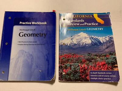 Holt McDougal Larson Geometry: Standards Review and Practice (Student) G - GOOD - Image 1 of 4