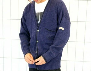 Adidas Vintage 90er 90s Jacke Jacket Sweater Gr. 48 Dunkelblau JK2 - Bild 1 von 10