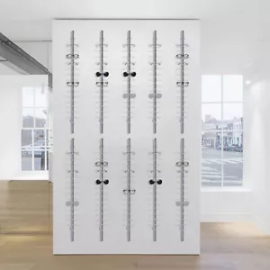 10x Brillenständer Aluminium Wandmontage Sonnenbrille Aufbewahrungsrahmen USA - Bild 1 von 12