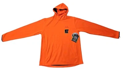 Realtree Hunting Orange Youth Tech Hoodie Built-in Neck Gaiter Scent Control XL - Image 1 of 4