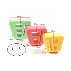 1 Set Dental Zungenschutz Mund Stütze Beißblock Gummi Öffner Retraktor L+M+S135°C - Bild 1 von 9