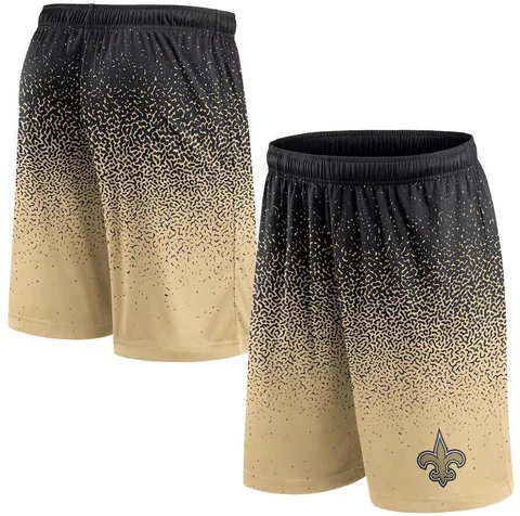 2023 Men's New Orleans Saints Fans Loose Workout Sports Jogging Training Shorts Cover
