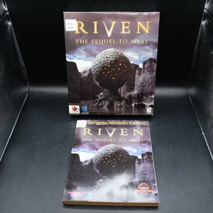 NEW Riven: The Sequel to Myst PC Big Box Factory Sealed With Strategy Guide - Picture 1 of 20