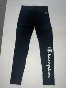 Legging Champion Parte Inferior Niños Niñas Talla Mediana M Negro Blanco Rojo Atlético - Imagen 1 de 2